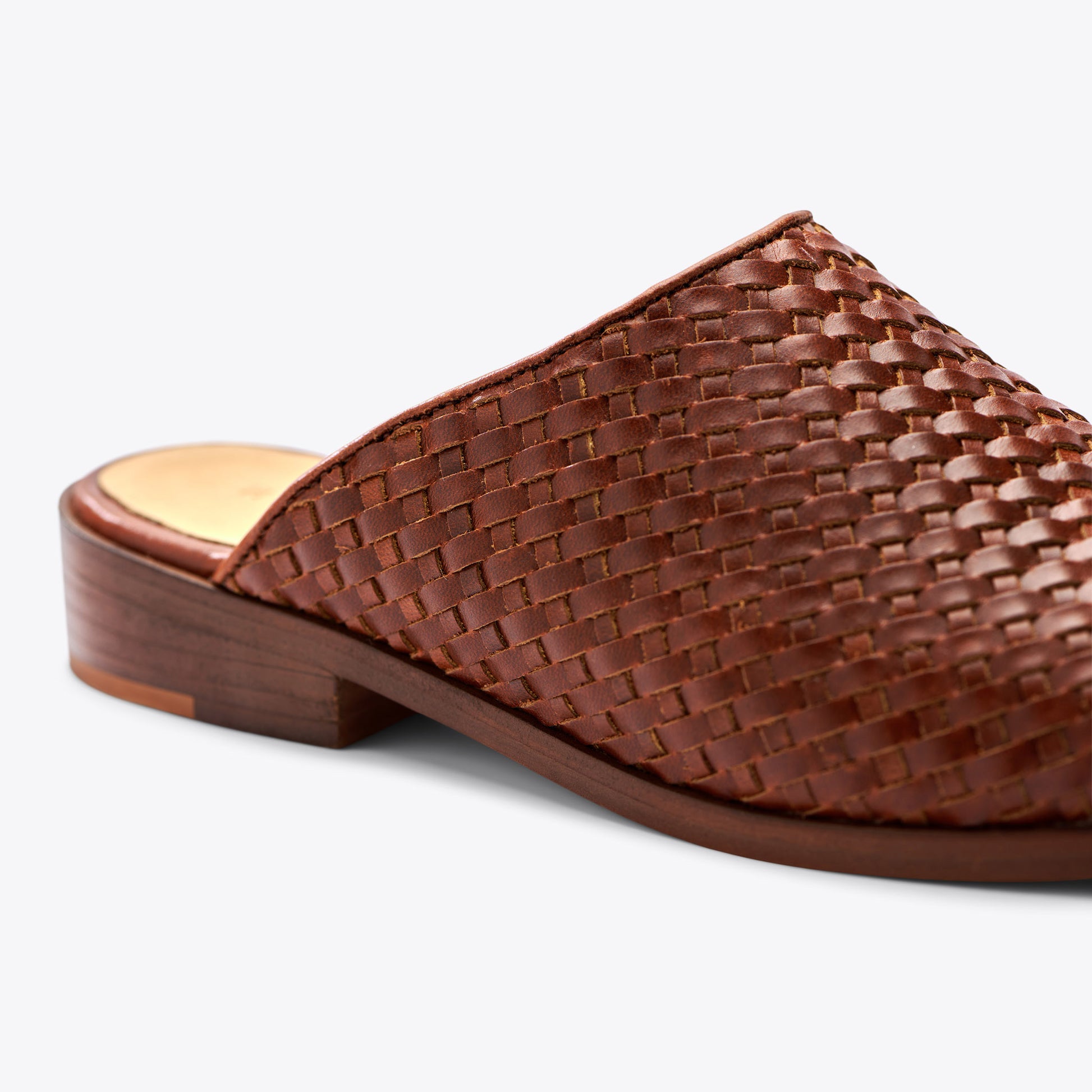 Ama Woven Mule Woven Brandy