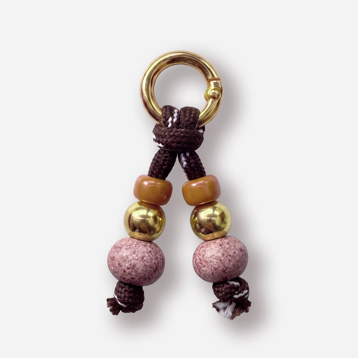 Shoe Charm Terracotta/Gold
