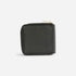 Black textured leather Remi Zip Wallet with a gold-tone zipper and pull tab.