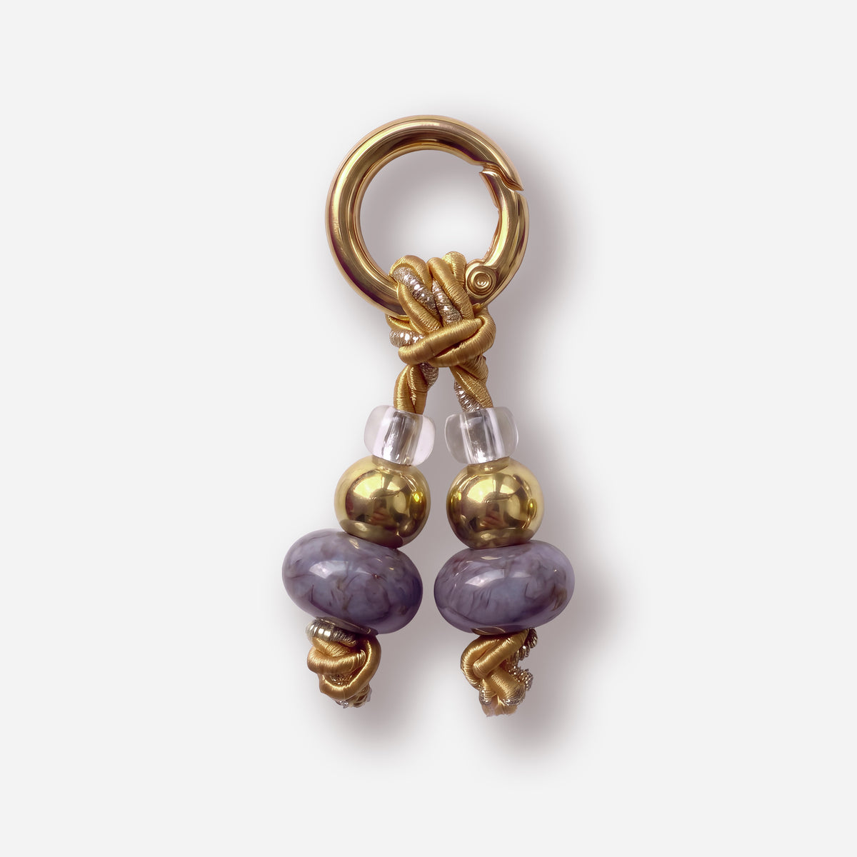 Shoe Charm Lilac/Gold