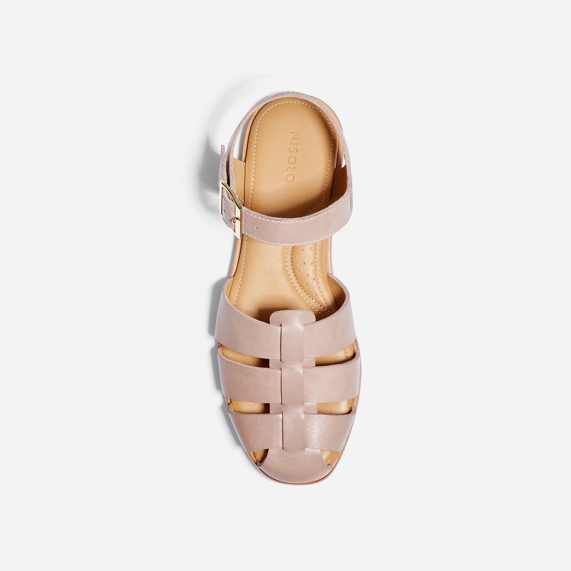 Mira Fisherman Sandal Greige