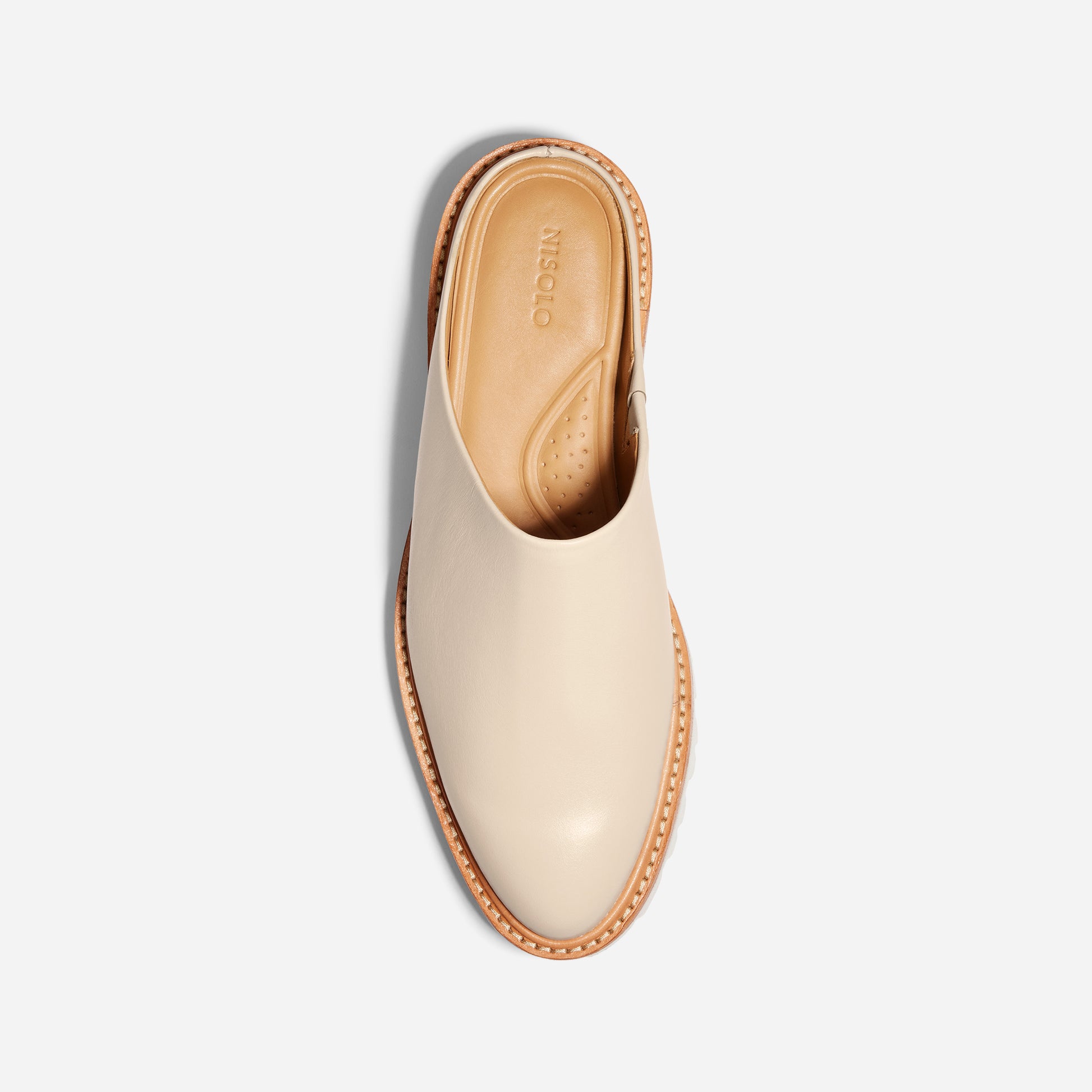 Emilee Lug Mule Bone
