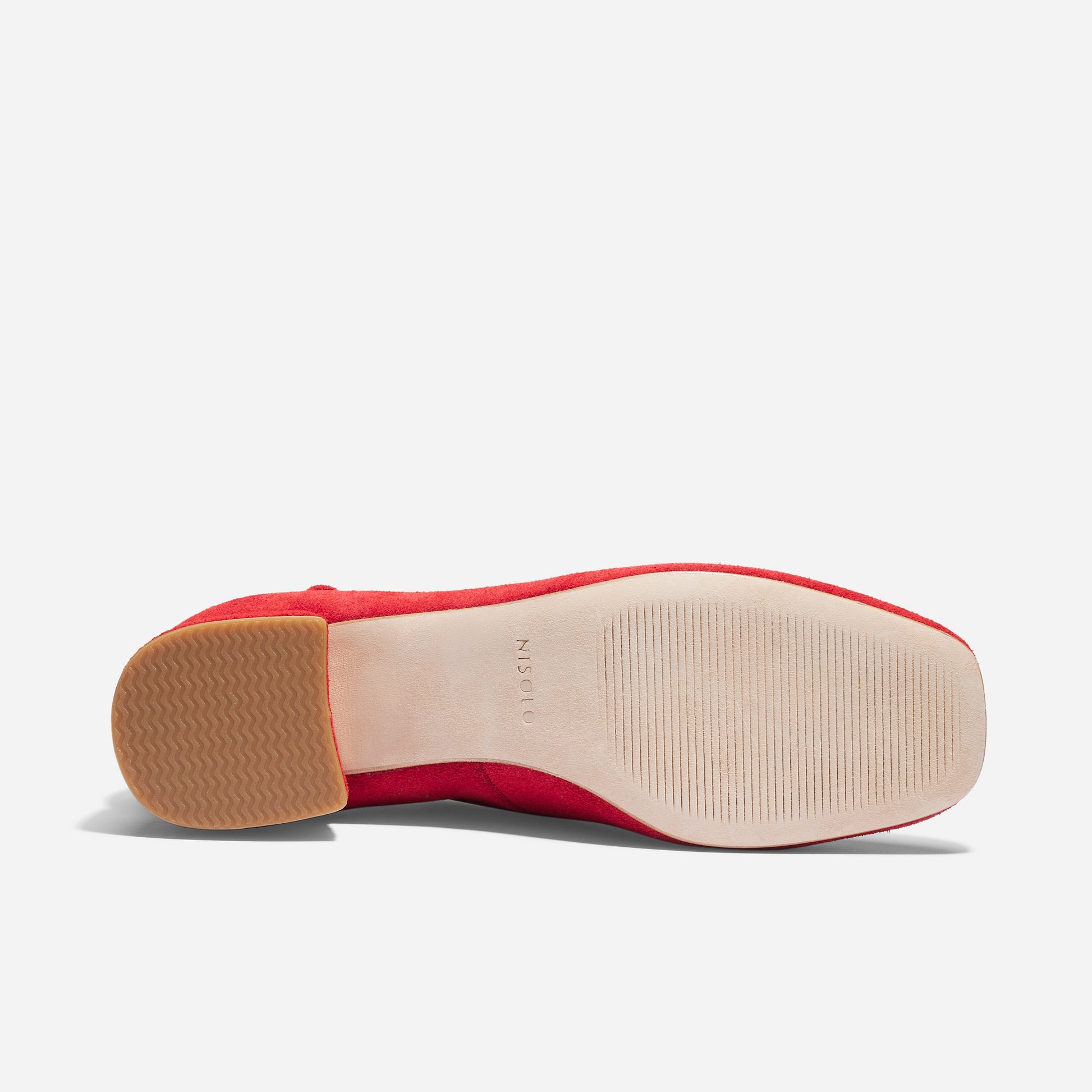 Luna Heeled Mary Jane Red